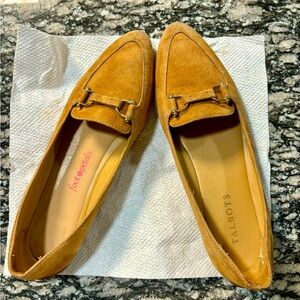 Talbots Suede camel colored flats